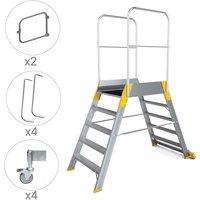 Leiternüberstieg 2x4 Stufen - Max Arbeitshöhe 2.83m - 9704R-MCP von MATISÈRE