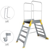 Leiternüberstieg 2x6 Stufen - Max Arbeitshöhe 3.26m - 9706R-MC von MATISÈRE
