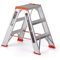 Matisère - Doppelte Stehleiter 2x3 Stufen - Maximale Arbeitshöhe 2.64m - 94303 von MATISÈRE