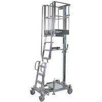 Matisère - Einstellbare Arbeitsplattform - Max. Arbeitshöhe 3.97m - IXOLIFT-X400-INOX von MATISÈRE