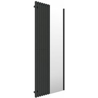 Heizkörper mit integriertem Spiegel - Mattschwarz - Höhe 1700mm Breite 680mm - 646 Watt - TRI1700/680MSXN Heizkörper mit integriertem Spiegel - Mattschwarz - Höhe 1700mm Breite 680mm - 646 Watt - TRI1700/680MSXN von MATISÈRE