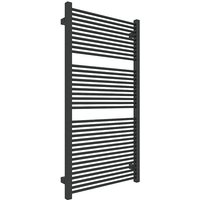 Matisère - Heizungsbetrieb Handtuchheizkörper - Mattschwarz - Höhe 435mm Breite 530mm - 245 Watt - MIK435/530SXN Matisère - Heizungsbetrieb Handtuchheizkörper - Mattschwarz - Höhe 435mm Breite 530mm - 245 Watt - MIK435/530SXN von MATISÈRE