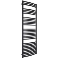 Matisère - Heizungsbetrieb Handtuchheizkörper - Mattschwarz - Höhe 860mm Breite 400mm - 368 Watt - DEX860/400ZXN Matisère - Heizungsbetrieb Handtuchheizkörper - Mattschwarz - Höhe 860mm Breite 400mm - 368 Watt - DEX860/400ZXN von MATISÈRE