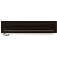 Matisère - Horizontaler Heizungsbetrieb Handtuchheizkörper - Mattschwarz - Höhe 325mm Breite 1200mm - 388 Watt - AER325/1200HYLN von MATISÈRE