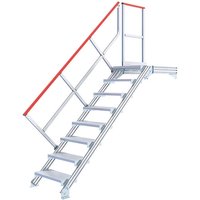 Matisère - Industrietreppe 4 Stufen - Standhöhe 1.00m - Stufenbreite 800mm - Anstellwinkel 45° - 22210804 von MATISÈRE