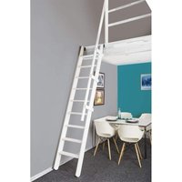 Matisère - Klappbare Raumspartreppe : Breite 55cm - Weib (ral 9003) - msp/ww von MATISÈRE