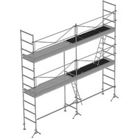 Maurergerüst 52m2: Gerüststruktur allein,Arbeitshöhe 5.15m - Länge 10.00m - DCM42-S von MATISÈRE