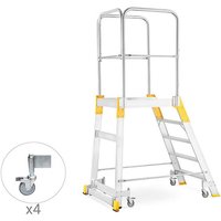 Mobile Plattformtreppe 7 Stufen - Maximale Arbeitshöhe. 3.47m - 9507R von MATISÈRE