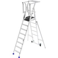 Matisère - Mobile Podestleiter klappbar 9 Stufen - Maximale Arbeitshöhe 4.25m - PIRL9SD-PS von MATISÈRE