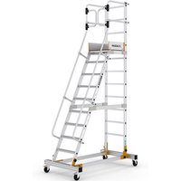 Matisère - Mobile Stehleiter 10 Stufen - Maximale Arbeitshöhe 4.50m - RD0012-2.5 Matisère - Mobile Stehleiter 10 Stufen - Maximale Arbeitshöhe 4.50m - RD0012-2.5 von MATISÈRE