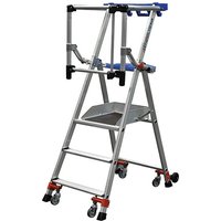 Matisère - Mobile Stehleiter 3 Stufen - Maximale Arbeitshöhe 2.70m - 511903 von MATISÈRE