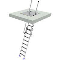 Ortsfeste Steigleiter verstellbar 2.28m bis 3.00m - MAD3SKD von MATISÈRE