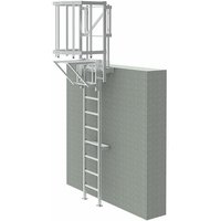 Matisère - Ortsfeste Steigleitern mit Sperrklappe - Steighöhe 2.50 bis 2.80m - CS28-CVAP von MATISÈRE