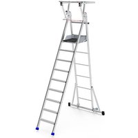 Matisère - Profi Stehleiter 9 Stufen - Maximale Arbeitshöhe 4.25m - PIRL9RM von MATISÈRE