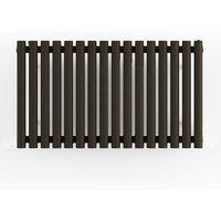 Matisère - Radiateur eau chaude noir de 600mm de haut et 1190mm de large - 902 Watt - TUN600/1190WWSSXN von MATISÈRE