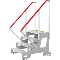 Matisère - Rolltritt mit Handläufen - 3 Stufen - Maximale Arbeitshöhe 2.60m - 2271/1003-MC von MATISÈRE