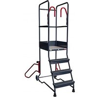 Matisère - Stehleiter 4 Stufen - Maximale Arbeitshöhe 3.00m - 830006975 von MATISÈRE