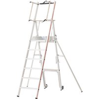 Matisère - Stehleiter 6 Stufen - Max. Arbeitshöhe 3.39m - 838306 von MATISÈRE
