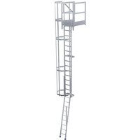 Matisère - Steigleiter mit versenkbarer Basis - von 3.10m bis 3.60m - mit Ausstiegstritt 1.00m - CS36-EBC2-CPSH100 von MATISÈRE