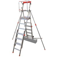 Matisère - Teleskop-PIRL mit 3 bis 4 Stufen – Plattform mit Gitterrost – Max. Arbeitshöhe 3,69 m - PLT-PRO4 von MATISÈRE