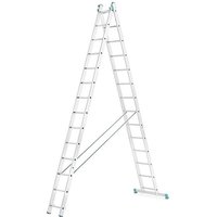 Leiter Experten - Mehrzweckleiter 2x11 Sprossen - Ausgebreitete Länge 5.13m - 7511 von LEITER EXPERTEN