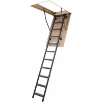 Metall Bodentreppe - Raumhöhe 2.80m - Deckenöffnung 70x120cm - LMS70120-2 von ECHELLE DIRECT