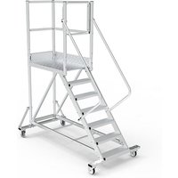 Mobile Plattform mit Geländer links und hinten 2 Zugangsrampen + Sicherheitstür - Maximale Arbeitshöhe 2.80m - PTF104D-RSP Mobile Plattform mit Geländer links und hinten 2 Zugangsrampen + Sicherheitstür - Maximale Arbeitshöhe 2.80m - PTF104D-RSP von MATISÈRE