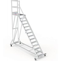 Mobile Plattform mit Geländer links und hinten - Maximale Arbeitshöhe 4.40m - PTF112G von MATISÈRE