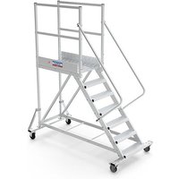 Mobile Plattform mit Geländer rechts und links - Maximale Arbeitshöhe 2.60m - PTF103-GD von MATISÈRE