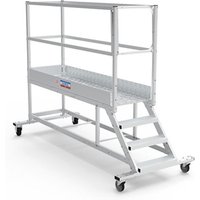 Mobile Plattform mit Geländer total und Sicherheitstür - Maximale Arbeitshöhe 3.00m - PTF205PT-P von MATISÈRE