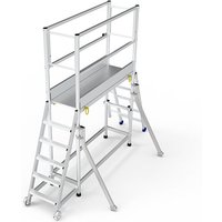 Mobile Plattformtreppe - 2 Stufen - Maximale Arbeitshöhe. 2.65m - PRDA65 von MATISÈRE