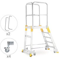 Matisère - Mobile Plattformtreppe 3 Stufen - Maximale Arbeitshöhe. 2.62m - 9503R-MC von MATISÈRE