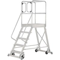 Mobile Plattformtreppe 4 Stufen - Maximale Arbeitshöhe : 2.92m - 6888/04-MCP von MATISÈRE