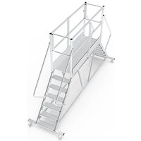 Mobile Plattformtreppe 8 Stufen - Maximale Arbeitshöhe 3.60m - PTF208-DA-PT von MATISÈRE
