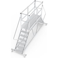 Mobile Plattformtreppe 9 Stufen - Maximale Arbeitshöhe 3.80m - PTF209-DA-PT von MATISÈRE