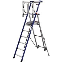 Mobile Podestleiter klappbar 6 Stufen - Maximale Arbeitshöhe 3,45m - PIRLF6-U von MATISÈRE