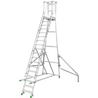 Mobile Stehleiter 15 Stufen - Maximale Arbeitshöhe 5.47m - CA12/350 von MATISÈRE