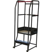 Matisère - Mobile Stehleiter 2 Stufen - Maximale Arbeitshöhe 2.51m - 830008727 von MATISÈRE