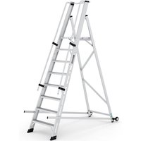 Mobile Stehleiter 8 Stufen - Maximale Arbeitshöhe 4.00m - VE7 von MATISÈRE