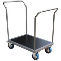 Modularer Plattformwagen 2-seitig - Platte 800x600mm - Tragfähigkeit 500kg - 2x2 Lenkrollen mit Feststeller - CHP2T1 Modularer Plattformwagen 2-seitig - Platte 800x600mm - Tragfähigkeit 500kg - 2x2 Lenkrollen mit Feststeller - CHP2T1 von MATISÈRE