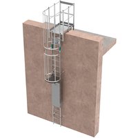 Matisère - Ortsfeste Steigleitern mit Tür - Steighöhe von 11,9 bis 12m - CRINO-SFP/003-7872 von MATISÈRE