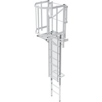 Ortsfeste Steigleitern von 5.50m bis 5.80m mit Sperrtür, quadratische Abdeckung - CS58-CSPC Ortsfeste Steigleitern von 5.50m bis 5.80m mit Sperrtür, quadratische Abdeckung - CS58-CSPC von MATISÈRE