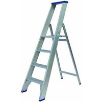 Matisère - Profi Stehleiter 4 Stufen - Maximale Arbeitshöhe 3.00m - PT04 von MATISÈRE