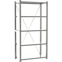 Regale für die Werkstatt 5 Ebenen - nächstes Element - 2000x1000x500mm - 250kg/niv - Nur in Verbindung mit einem Startmodul verwendbar. von MATISÈRE