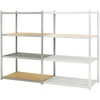Regale für mittelschwere Lasten 4 Ebenen - nächstes Element - 1760x1000x500mm - 300kg/niv - Nur in Verbindung mit einem Startmodul verwendbar. Regale für mittelschwere Lasten 4 Ebenen - nächstes Element - 1760x1000x500mm - 300kg/niv - Nur in Verbindung mit einem Startmodul verwendbar. von MATISÈRE