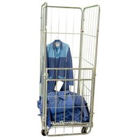 Rollcontainer 500 kg – 3 Seiten und 1 klappbare Front – Maße 720 x 800 x 1800 mm - 885006618 von MATISÈRE
