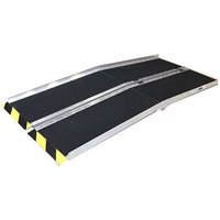 Rutschfeste Rollstuhlrampe faltbar Länge 305cm - 30 bis 60cm zu überwinden - Breite 74cm - RDPA70105 von RAMPE DE CHARGEMENT - MATISERE