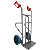 Matisère - Sackkarre aus Stahl 2in1 Ladung - Blau gummirollen - Traglast 250kg - DDPO1-RSB von MATISÈRE