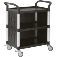Servierwagen aus Polypropylen 3 Platten 680x450mm - mit Kasten - 250kg - S5C von MATISÈRE