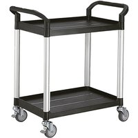Servierwagen aus Polypropylen mit 2 Platten – 680 x 450 mm – Tragkraft 250 kg - S2C von MATISÈRE